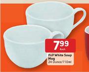 PnP White Soup Mug-24 Ounce/710ml Each