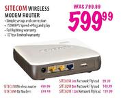 Sitecom Wireless Modem Router