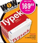Typek Office Box A4 White Sheets-5x500x80g