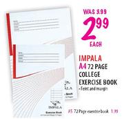 Impala A5 College Exercise Book-72 Page