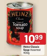 Heinz Classic Soup Assorted-400g Each