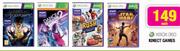 XBox 360 Kinect Games-Each