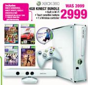 XBox 360 4GB Kinect Bundle