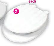 Always Home 18" Stripe Toilet Seat-Each