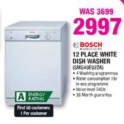 Bosch 12 Place White Dishwasher(SMS40E02ZA)