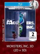 Blu-Ray Monsters, INC.3D (2D + 3D)
