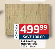 PnP Jute Rug Natural Fibres-200x150cm