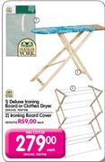 Deluxe Ironing Board Or Clothes Dryer-Each