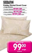 Sheraton Paisley Printed Duvet Cover Queen(225046) - Each
