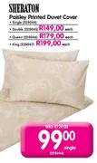 Sheraton Paisley Printed Duvet CoverKing(225047) -Each