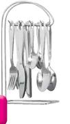 Style House 24 Pcs Stainless Steel hanging Cutlery Set