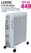 Logik 11 Fin Oil Heater