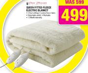 Pure Pleasure Queen Fitted Fleece Electric Blanket