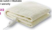 Pure Pleasure Double Fitted Fleece Electric Blanket