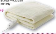Pure Pleasure King Fitted Fleece Electric Blanket