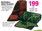 Reversible Single Blanket-Each