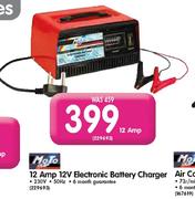 Moto 12 Amp 12V Electronic Battery Charger