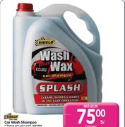 Shield Car Wash Shampoo-5Ltr