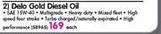 Caltex Delo Gold Diesel Oil-Each