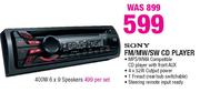 Sony FM/MW/SW CD Player