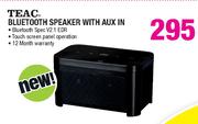 Teac Bluetooth Speaker With Aux In