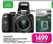 Fujifilm S3400 Ultra Zoom Camera Bundle-Per Bundle