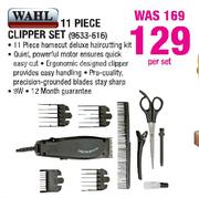 WAHL 11 Piece Clipper Set(9633-616)-Per Set