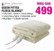 Pure Pleasure Queen Fitted Fleece Blanket-Each