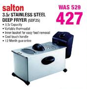 Salton 3.5L Stainless Steel Deep Fryer(SDF25)-Each