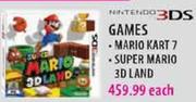 Intendo 3DS Games-Super Mario 3D Land