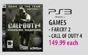 PS3 Games-Call of Duty4