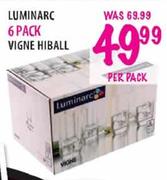 Luminarc Vigne Hiball-6 Pack