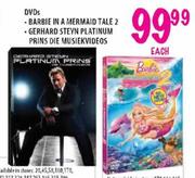 Gerhard Steyn Platinum Prins Die Musiekvideos Each