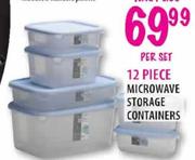 Microwave Storage Containers-12 Pcs