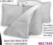 Combo Pack Queen Inner Plus 2 Standard Pillows
