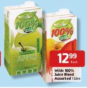 Wilde 100% Juice Blend - 1Ltr Each