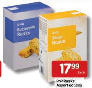 PnP Rusks - 500gm Each