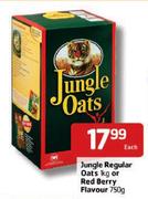 Jungle Regular Oats-1kg or Red Berry Flavour-750gm Each
