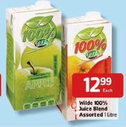 Wilde 100% Juice Blend-1 Ltr Each