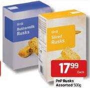 PnP Rusks-500g Each