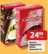 Boston Cappuccino Sticks - 10's Each