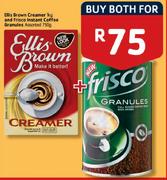 Ellis Brown Creamer 1kg and Frisco Instant Coffee Granules 750g