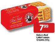 Bakers Red Label Lemon Creams-200g