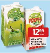 Wilde 100% Juice Blend Assorted-1L Each