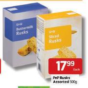 PnP Rusks Assorted-500g