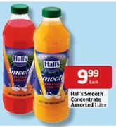 Hall's Smooth Concentrate Assorted-1L