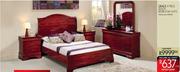 Grace 4 Piece Sleigh Bedroom Suite