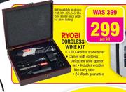 Ryobi Cordless Wine Kit-Per Kit