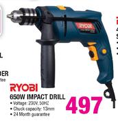 Ryobi 650W Impact Drill