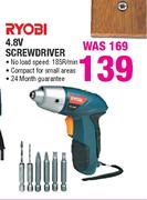 Ryobi 4.8V Screwdriver